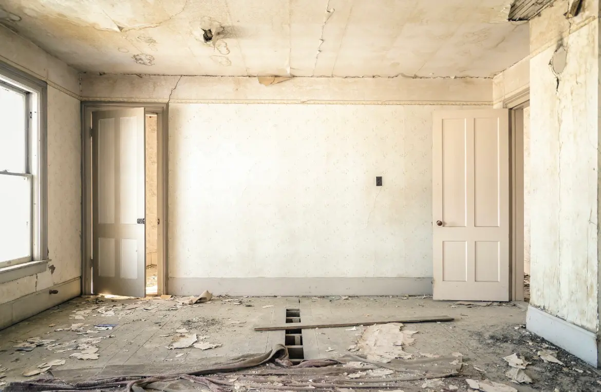 Waste disposal crew managing a cleanout project in Moraine